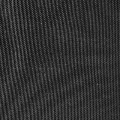 vidaXL Toldo de vela rectangular tela Oxford gris antracita 6x8 m