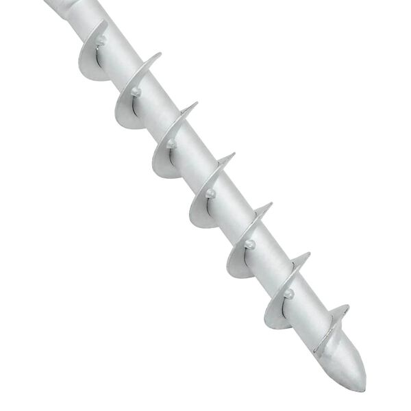 vidaXL Base para sombrilla enterrada con varilla acero 16x16x52 cm