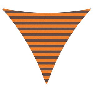 vidaXL Toldo Vela de Sombra Naranja y Marr&oacute;n 2 x 2 x 2 m