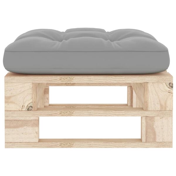 vidaXL Otomana de jard&iacute;n de palets madera de pino impregnada