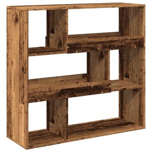 vidaXL Estanter&iacute;a/divisor de espacios madera envejecida 100x33x94,5 cm