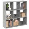 vidaXL Librer&iacute;a divisora madera gris hormig&oacute;n 102x29x103,5 cm