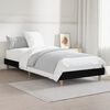 vidaXL Estructura de cama madera de ingeniería negra 75x190 cm