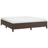 vidaXL Estructura de cama sin colch&oacute;n cuero sint&eacute;tico marr&oacute;n 180x200cm