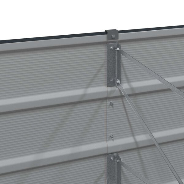vidaXL Jardinera Antracita 480 x 50 x 45 cm Acero Galvanizado