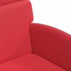 vidaXL Sillas de comedor 2 pcs Rojo 58 x 65 x 98 cm Cuero sintético