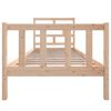vidaXL Estructura de cama madera maciza de pino 90x200 cm