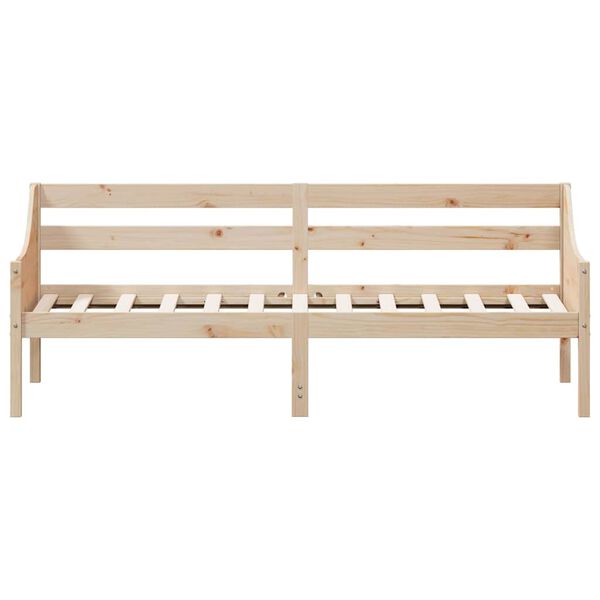 vidaXL Sof&aacute; cama sin colch&oacute;n madera maciza de pino 80x200 cm