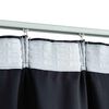 vidaXL Cortinas opacas con ganchos 2 uds gris antracita 140x245 cm