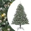 vidaXL &Aacute;rbol de Navidad artificial Verde 210 cm PVC, Pl&aacute;stico y Acero