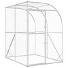 vidaXL Gallinero Plateado 200 x 200 x 215 cm Acero Galvanizado