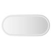 vidaXL Espejo de ba&ntilde;o LED ovalado 80x35 cm