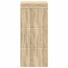 vidaXL Armario de pared para ba&ntilde;o TULUM Roble Sonoma 37 x 24,5 x 86 cm