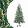 vidaXL &Aacute;rbol de Navidad Artificial Nevado con Luz LED Verde y 240 cm