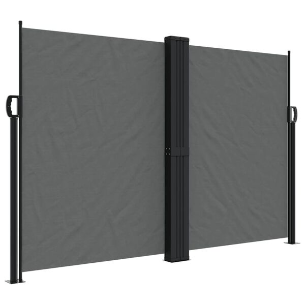 vidaXL Toldo lateral retr&aacute;ctil antracita 160x1200 cm