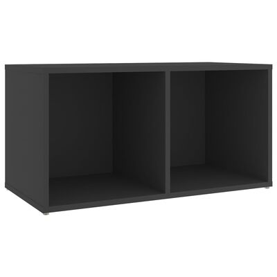 vidaXL Muebles de salón 4 pzas madera ingeniería gris 72x35x36,5 cm