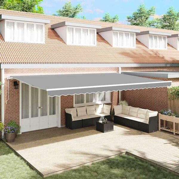 vidaXL Estructura del Toldo 600 x 350 cm Aluminio