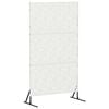 vidaXL Pantalla de Privacidad 100 x 50 x 180 cm Acero Blanco