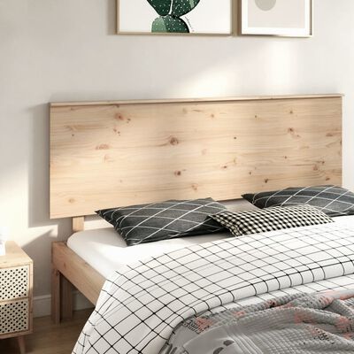 vidaXL Cabecero de cama madera maciza de pino 184x6x82,5 cm
