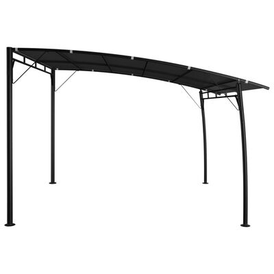 vidaXL Toldo parasol de jardín gris antracita 3x3x2,55 m