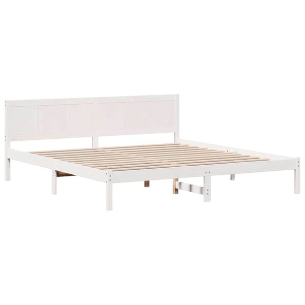 vidaXL Estructura de cama 200 x 200 cm Madera maciza de Pino