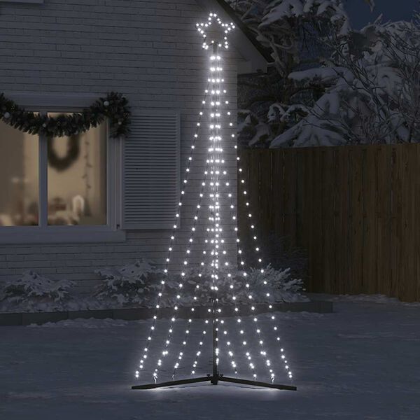 vidaXL &Aacute;rbol de Navidad LED 447 LEDs blanco fr&iacute;o 250 cm