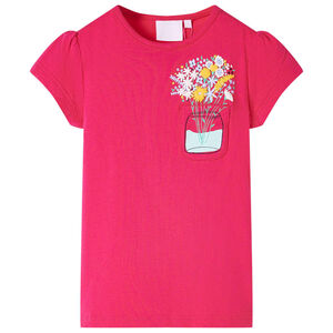 Camiseta infantil rosa chill&oacute;n 116