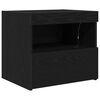 vidaXL Armario de Noche Roble Negro 50 x 40 x 45 cm