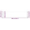 vidaXL Toldo lateral retr&aacute;ctil para patio crema 140x600 cm