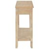 vidaXL Mesa consola de madera 110x35x80 cm