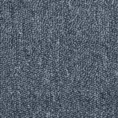 vidaXL Alfombras de peldaños de escalera 15 uds gris y azul 65x24x4 cm