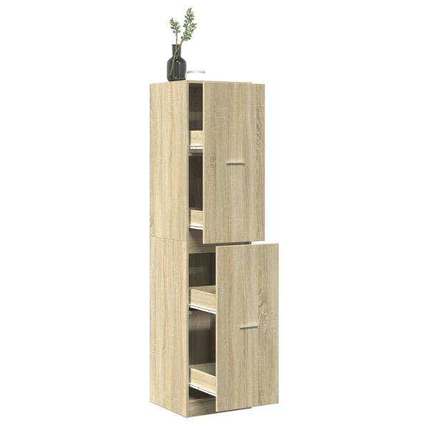 vidaXL Armario botiqu&iacute;n madera ingenier&iacute;a roble Sonoma 40x41x174,5 cm