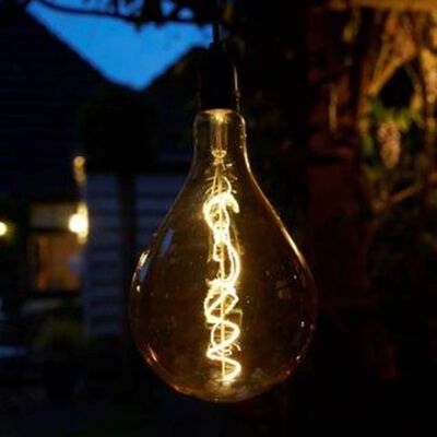 Luxform Bombilla LED de jardín a pilas Raindrop