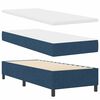 vidaXL Cama tipo Box Spring con colch&oacute;n Azul 90 x 190 cm tela