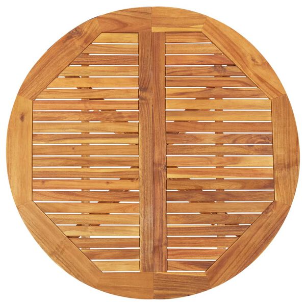 vidaXL Mesa de jardín madera maciza de acacia 110x110x75 cm