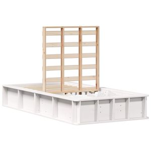 vidaXL Estructura de cama 90 x 200 cm Madera de pino macizo