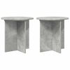 vidaXL Soporte de plantas 2 uds. Gris Hormig&oacute;n 40 x 40 x 40 cm