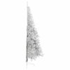 vidaXL &Aacute;rbol de Navidad Artificial Preiluminado Plateado 240 cm PET