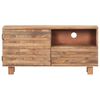 vidaXL Mueble de TV de madera maciza de mango 90x30x45 cm
