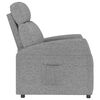 vidaXL Sill&oacute;n reclinable de tela gris claro