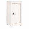 vidaXL Aparador de madera maciza de pino blanco 39x35x80 cm