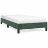 vidaXL Estructura de cama sin colchón terciopelo verde oscuro 90x190cm
