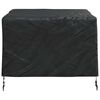 vidaXL Funda para muebles Liso Negro 82 x 82 x 50 cm tela