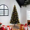 vidaXL &Aacute;rbol de Navidad con 300 LED con soporte Negro 180 cm PVC