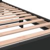 vidaXL Estructura de cama madera de ingenier&iacute;a y metal negro 120x200cm