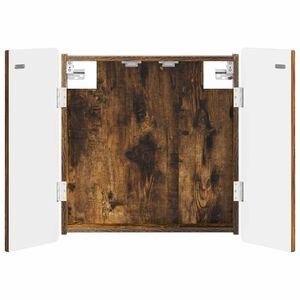 vidaXL Armario para dianas ZWOLLE Roble Ahumado 52,5 x 10,5 x 57,5 cm