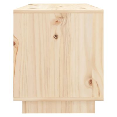 vidaXL Mueble de TV de madera maciza de pino 74x34x40 cm