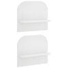 vidaXL Estante de pared 2 uds. Blanco 41 x 13,5 x 37,5 cm