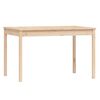 vidaXL Juego de comedor de jardín 5 piezas madera maciza de pino