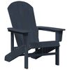 vidaXL Silla Adirondack Azul Marino 74 x 82 x 92cm HDPE